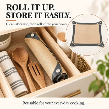 2-in-1 Foldable Silicone Baking Tray