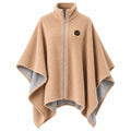 Beige heated shawl full product view
