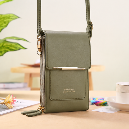 ✨2026 Trendy Minimalist Elegant Women's Touchscreen Crossbody Phone Wallet
