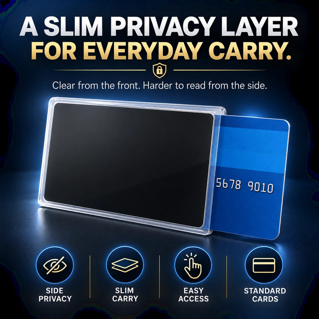 Side-View Privacy Card Sleeve – Slim Card Cover – product image 5