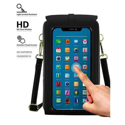 ✨2026 Trendy Minimalist Elegant Women's Touchscreen Crossbody Phone Wallet