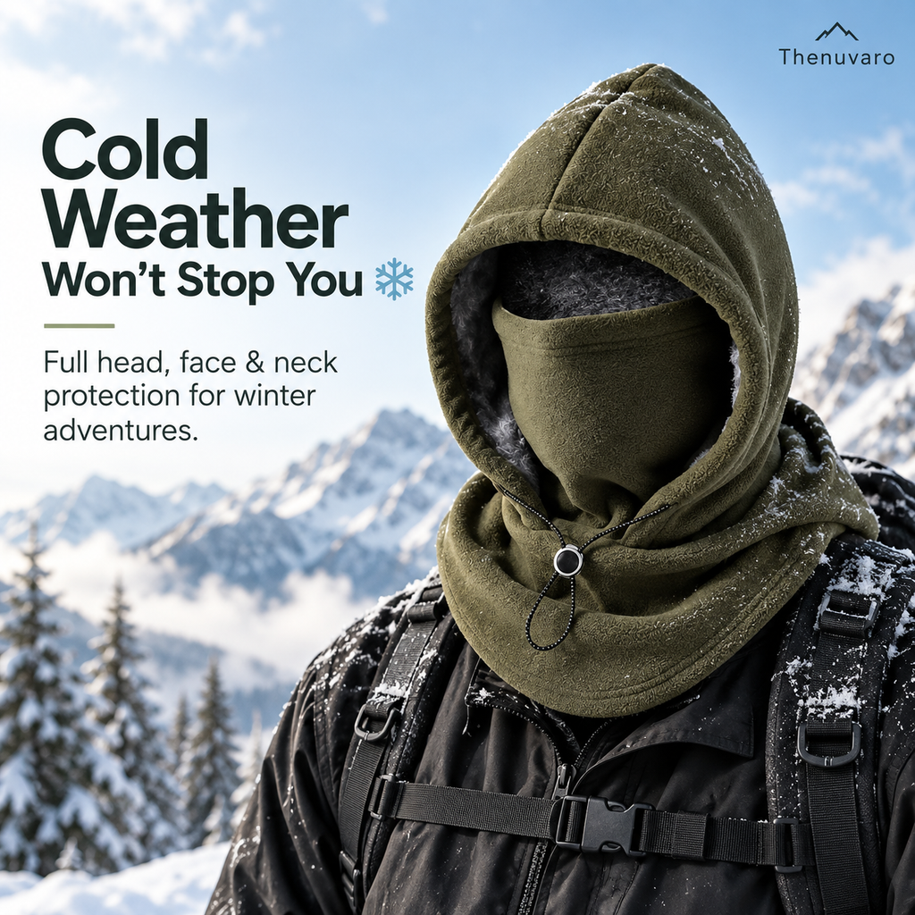 Fleece balaclava full head, face and neck coverage