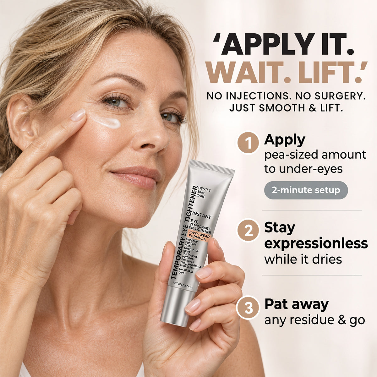 💥Reverse-Aging Eye Tightener: Younger Looking Eyes In 90 Seconds
