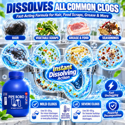 Powerful Drain Cleaner & Clog Remover