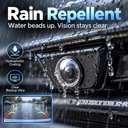 Anti-Rain & Scratch Car Camera Film (4-Pack) 💧🚘