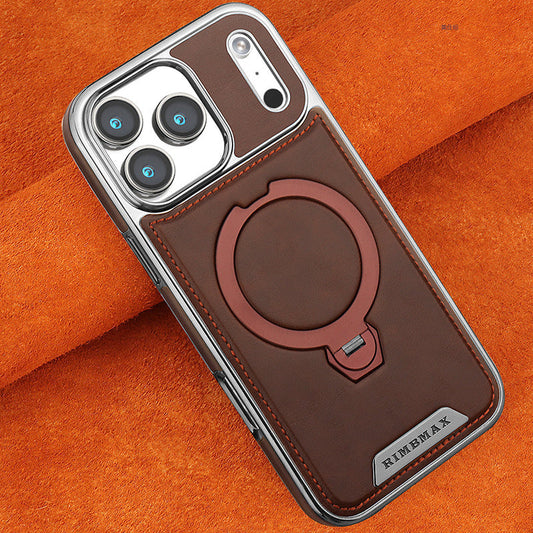 Premium Magnetic Stand Business-Style Leather suitable for iPhone