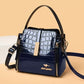 Premium Damenhandtasche in Kroko-Optik mit verstellbarem Schulterriemen