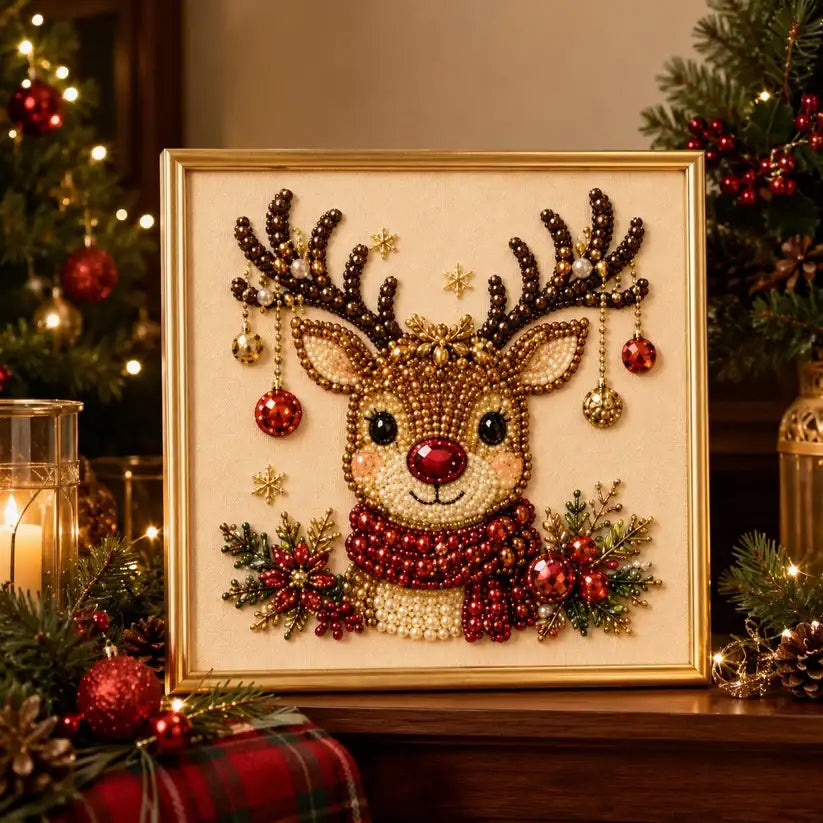 🎄🎃Halloween + Christmas Pearl Art DIY Kits