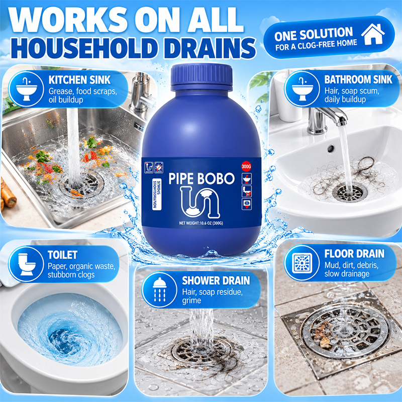 Powerful Drain Cleaner & Clog Remover