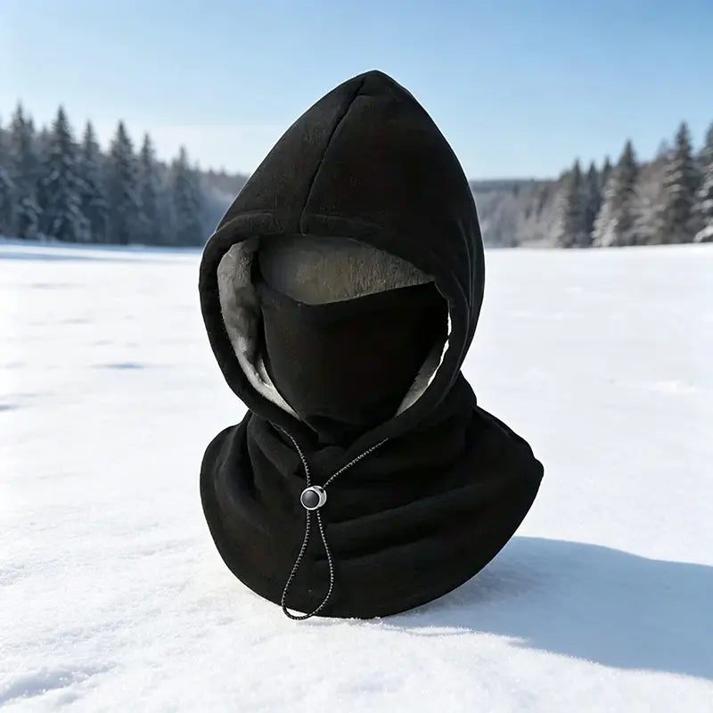 Black fleece balaclava color