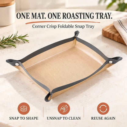 2-in-1 Foldable Silicone Baking Tray