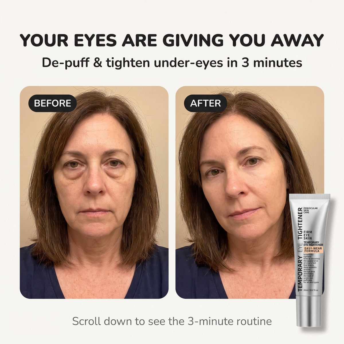 💥Reverse-Aging Eye Tightener: Younger Looking Eyes In 90 Seconds
