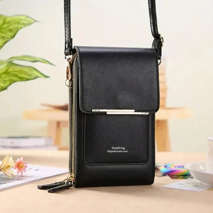 ✨2026 Trendy Minimalist Elegant Women's Touchscreen Crossbody Phone Wallet