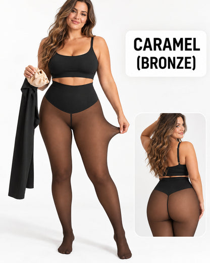 One-Seam Shaping Fleece Leggings-Stay Warm.Look Snatched.