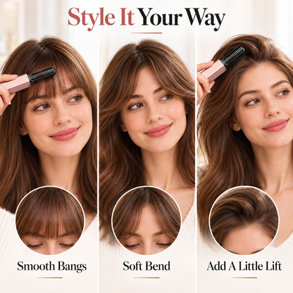 Cordless Mini Heated Styling Comb For Bangs & Touch-Ups