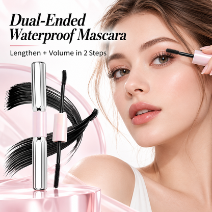 Dual-Ended Waterproof Lengthening & Volumizing Mascara