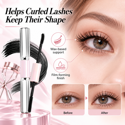 Dual-Ended Waterproof Lengthening & Volumizing Mascara