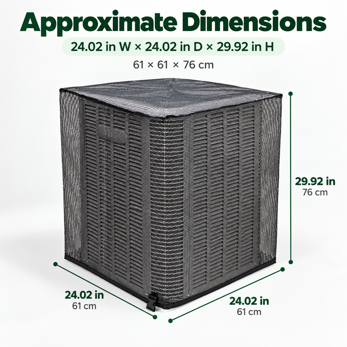 Outdoor AC Mesh Cover – Leaf & Debris Guard