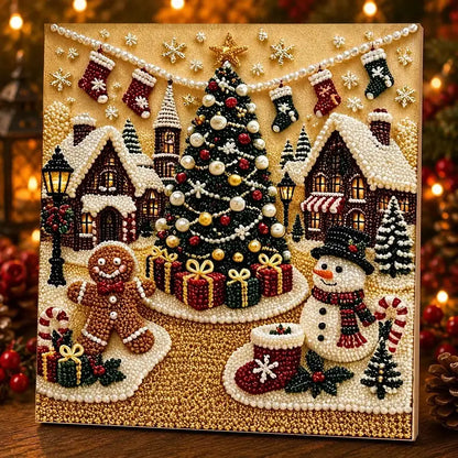 🎄🎃Halloween + Christmas Pearl Art DIY Kits