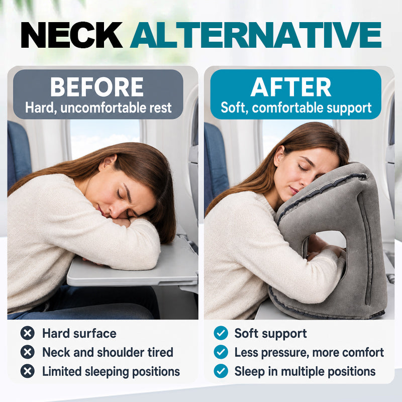 Inflatable airplane sleep pillow – gallery photo 7
