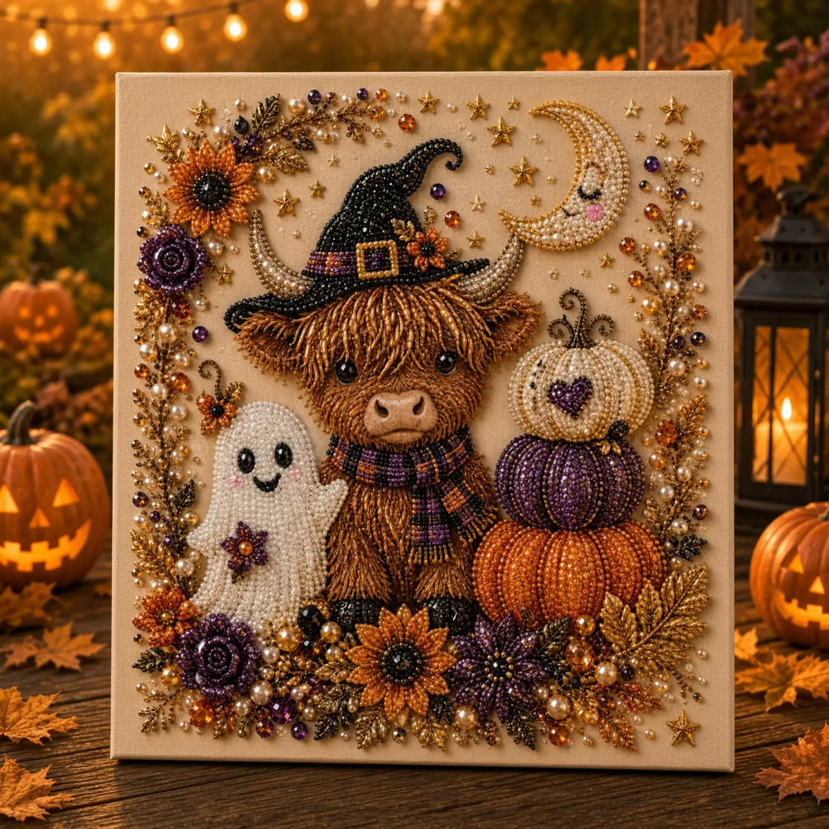 🎄🎃Halloween + Christmas Pearl Art DIY Kits