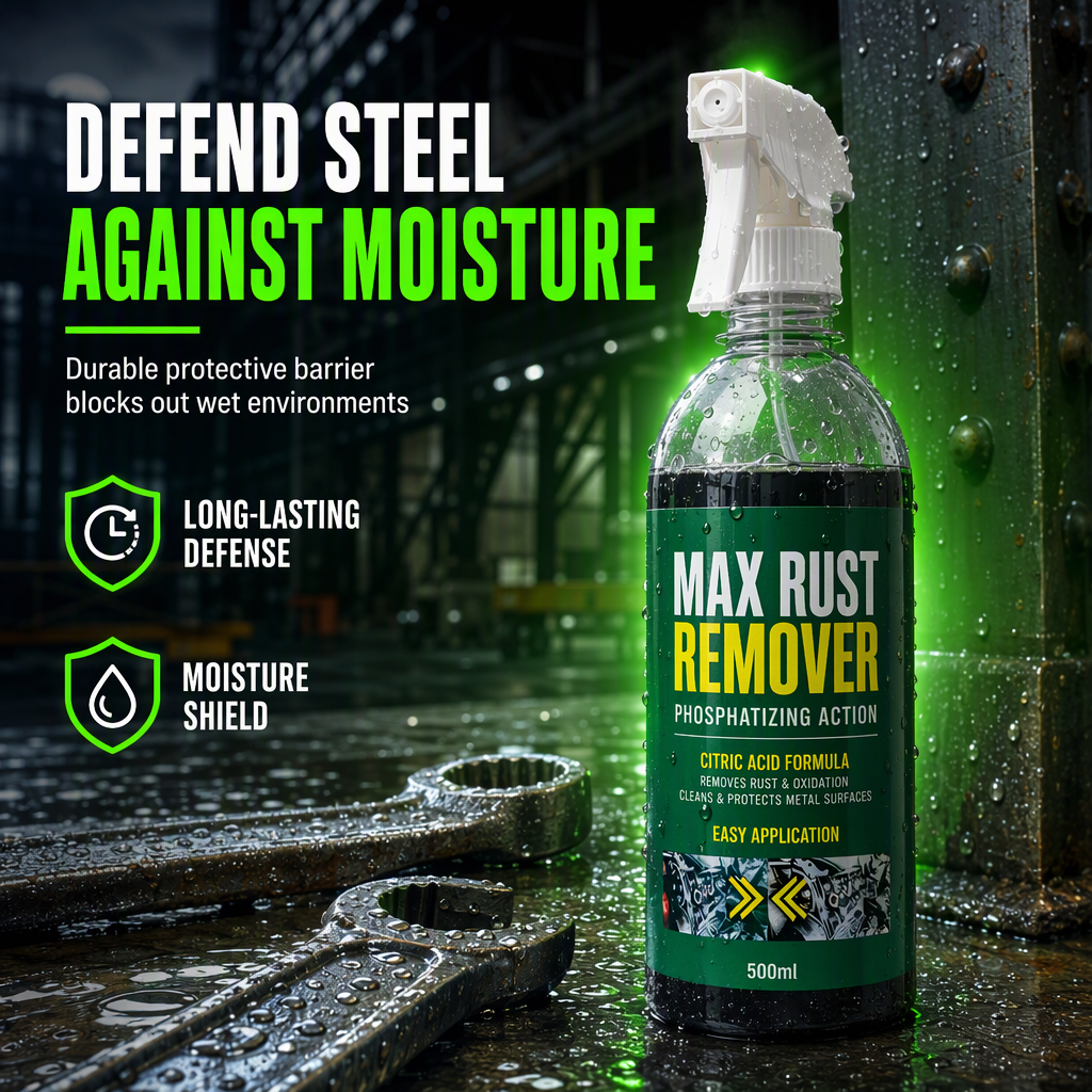 🔥3 in 1 Rust Remover & Phosphating Agent – Degrease, Remove Rust, Anti-Rust ✨