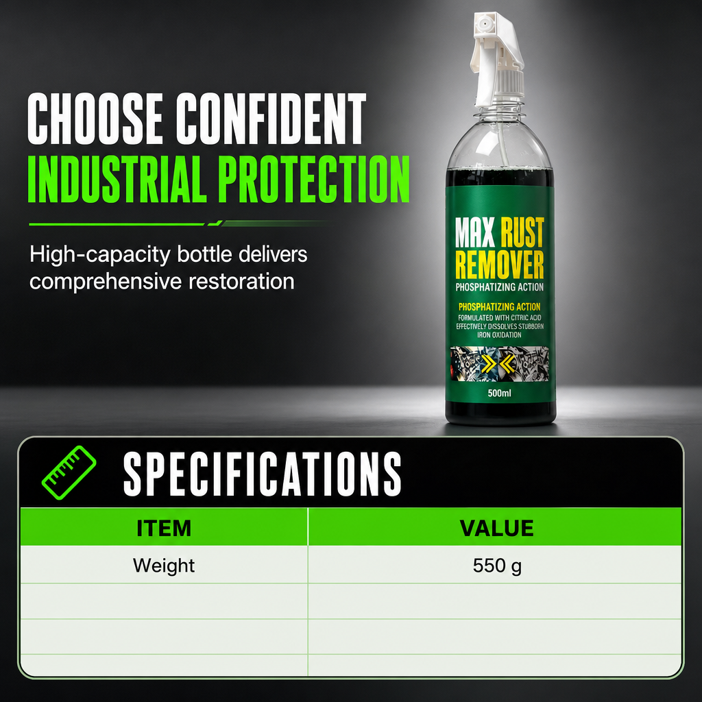 🔥3 in 1 Rust Remover & Phosphating Agent – Degrease, Remove Rust, Anti-Rust ✨