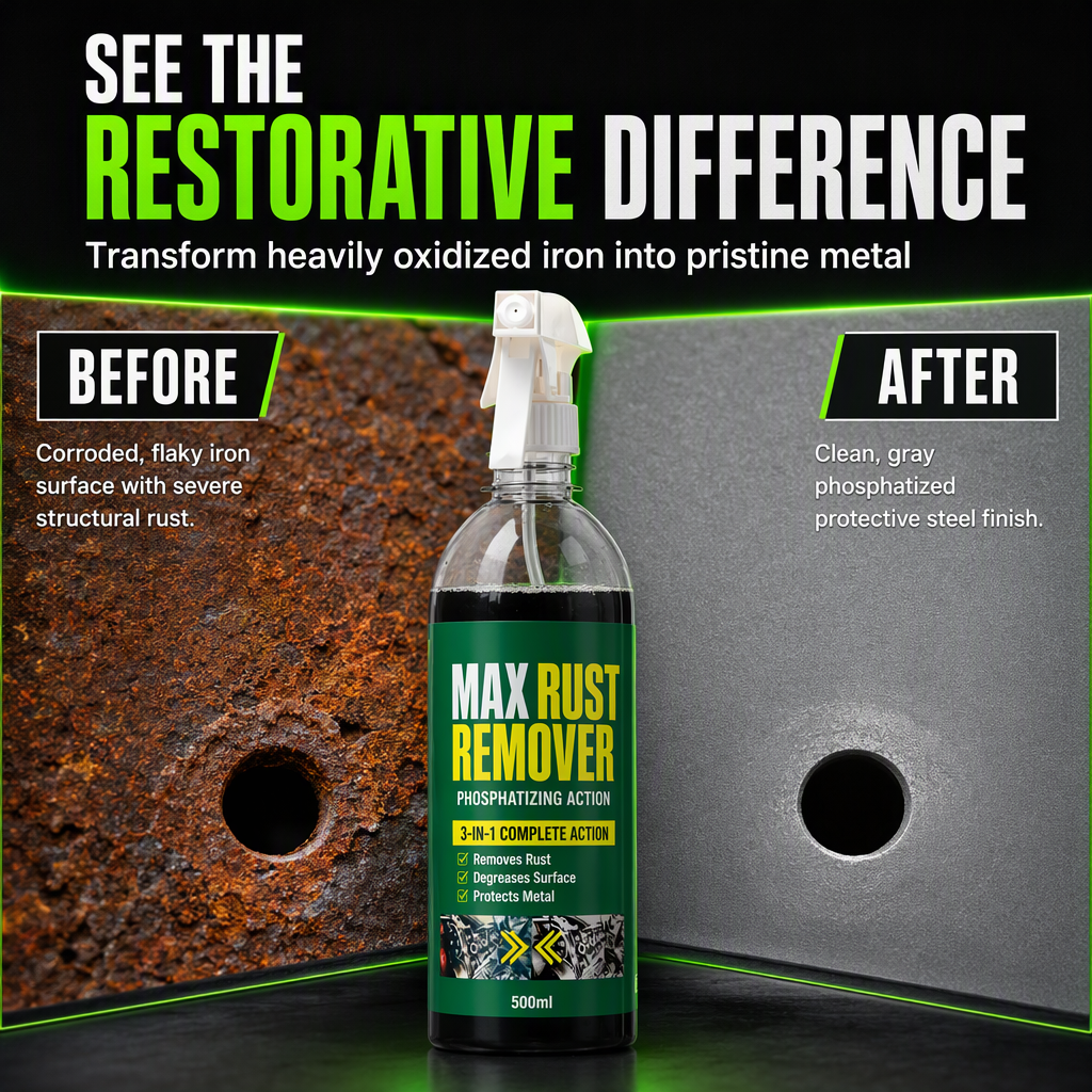 🔥3 in 1 Rust Remover & Phosphating Agent – Degrease, Remove Rust, Anti-Rust ✨