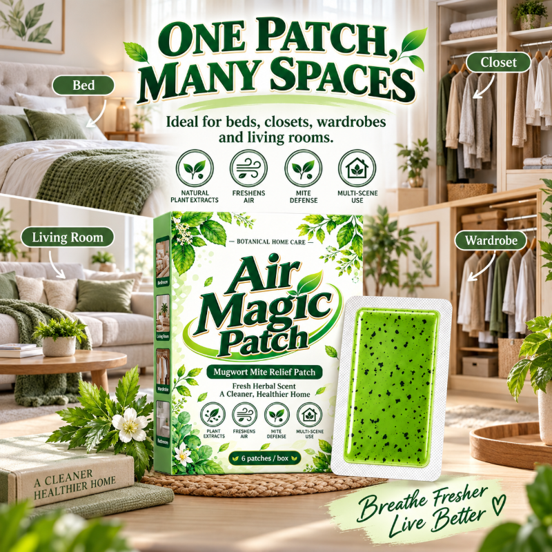 🌿Long-Lasting Mugwort Mite Relief Patch-1 Pack (6 Patches)