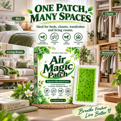 🌿Long-Lasting Mugwort Mite Relief Patch-1 Pack (6 Patches)