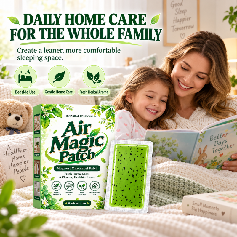 🌿Long-Lasting Mugwort Mite Relief Patch-1 Pack (6 Patches)