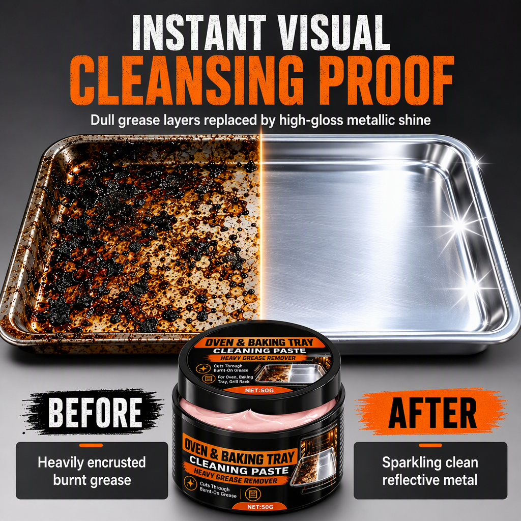 🔥Limited Time Promotion 50% OFF🔥Erase Burnt Grease Instantly! Heavy-Duty Cleaning Paste