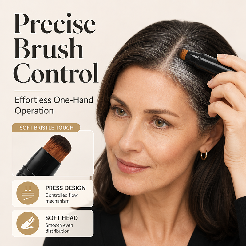 💇 50% OFF! ✏️ Instant Gray Cover Hair Pen – Quick touch-up & natural finish ✨