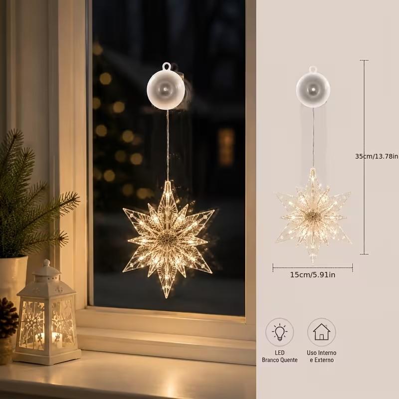 🔥LAST DAY 50% OFF🎄DIY Christmas Suction Lights❄️Multiple Shapes Available💡No Drill & No Residue🪟Reusable Holiday Window Ornament🪟Window Festive Home Party Decor
