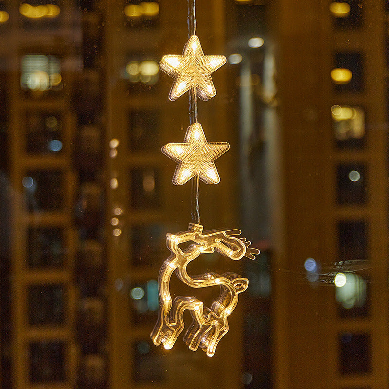 🔥LAST DAY 50% OFF🎄DIY Christmas Suction Lights❄️Multiple Shapes Available💡No Drill & No Residue🪟Reusable Holiday Window Ornament🪟Window Festive Home Party Decor