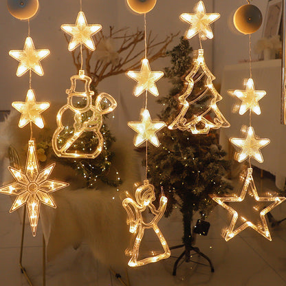 🔥LAST DAY 50% OFF🎄DIY Christmas Suction Lights❄️Multiple Shapes Available💡No Drill & No Residue🪟Reusable Holiday Window Ornament🪟Window Festive Home Party Decor