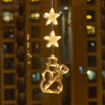 🔥LAST DAY 50% OFF🎄DIY Christmas Suction Lights❄️Multiple Shapes Available💡No Drill & No Residue🪟Reusable Holiday Window Ornament🪟Window Festive Home Party Decor