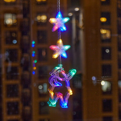 🔥LAST DAY 50% OFF🎄DIY Christmas Suction Lights❄️Multiple Shapes Available💡No Drill & No Residue🪟Reusable Holiday Window Ornament🪟Window Festive Home Party Decor