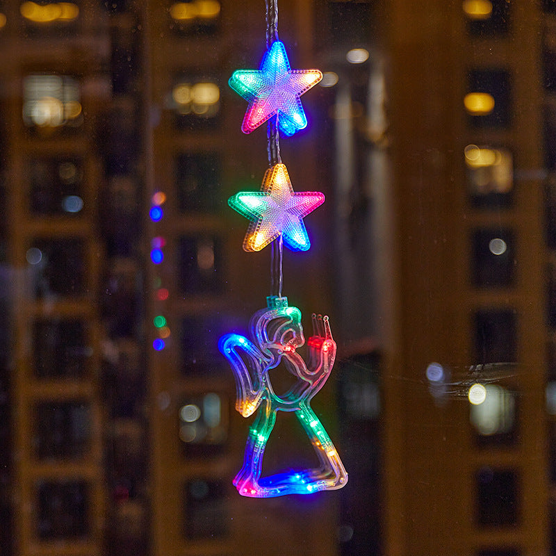 🔥LAST DAY 50% OFF🎄DIY Christmas Suction Lights❄️Multiple Shapes Available💡No Drill & No Residue🪟Reusable Holiday Window Ornament🪟Window Festive Home Party Decor