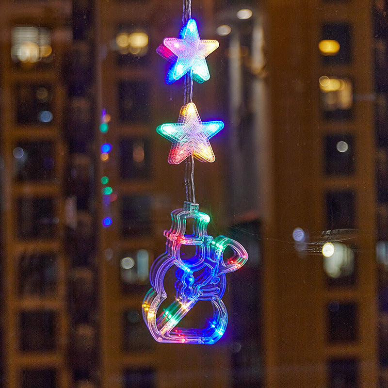 🔥LAST DAY 50% OFF🎄DIY Christmas Suction Lights❄️Multiple Shapes Available💡No Drill & No Residue🪟Reusable Holiday Window Ornament🪟Window Festive Home Party Decor